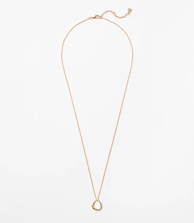 Geo Pendant Necklace | LOFT