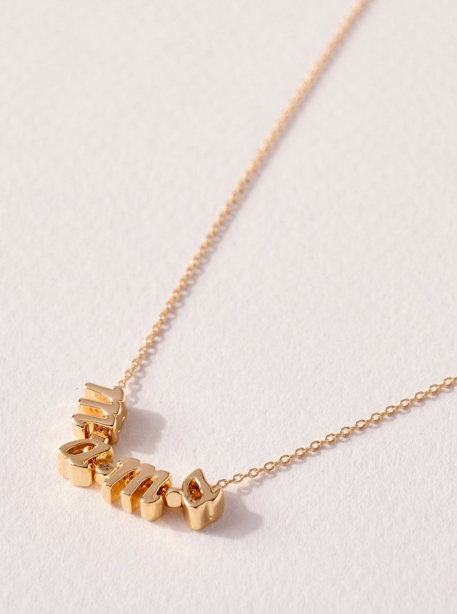 MAMA NECKLACE IN GOLD | raëliv