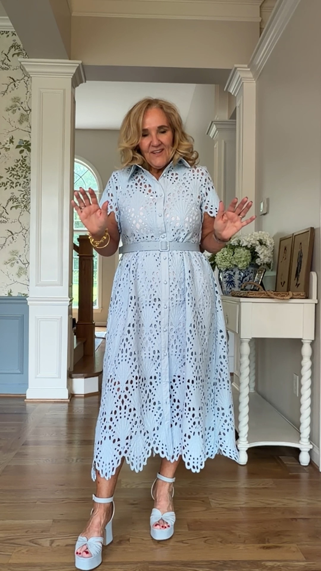 Thrilled with this new brand benaar. 

Whether you’re looking for a mother of the bride dress, a baby shower, a bridal shower is Sunday dress a wedding guest dress or separates, that are special, take a look at these.
I’m wearing my regular size and all a medium. The Tweed skirt I would consider sizing up. It’s a bit snug.

#LTKOver40 #LTKWedding #LTKMidsize
