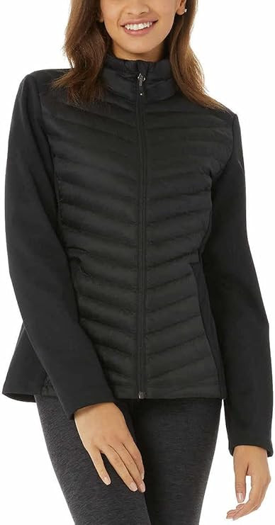 32 Degrees Womens Mixed Media Jacket | Amazon (US)