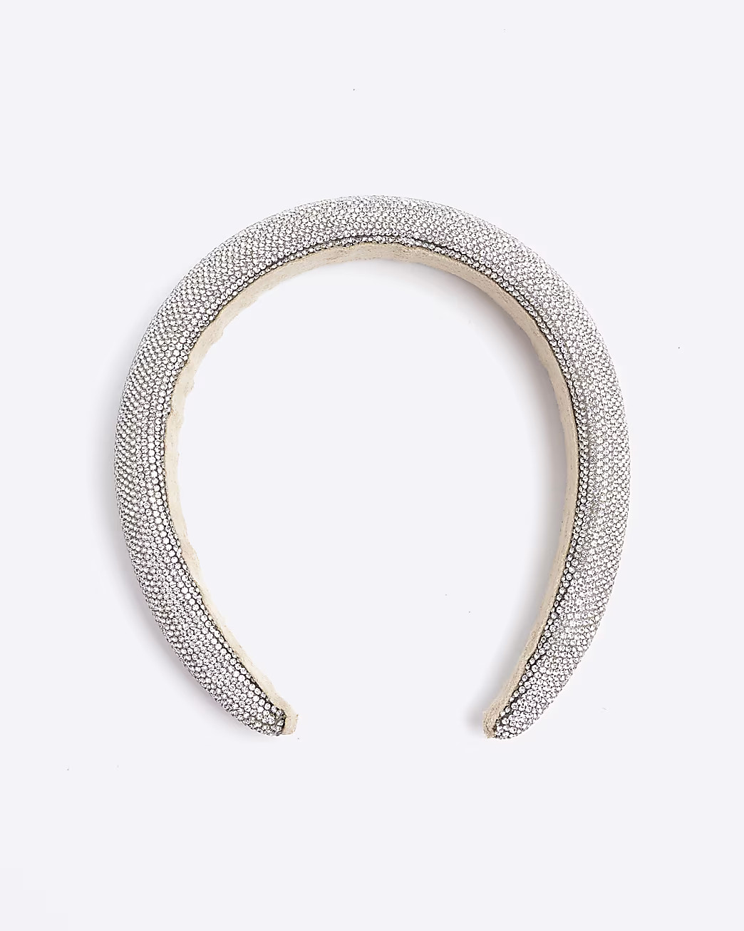 Silver Rhinestone Head band | River Island (US)