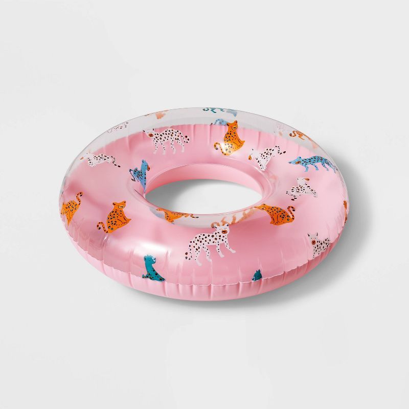 Kids' Cheetah Print Pool Float Tube - Sun Squad™ | Target