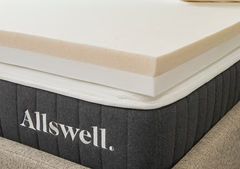 4” Memory Foam Mattress Topper Infused with Copper Gel | Allswell Home