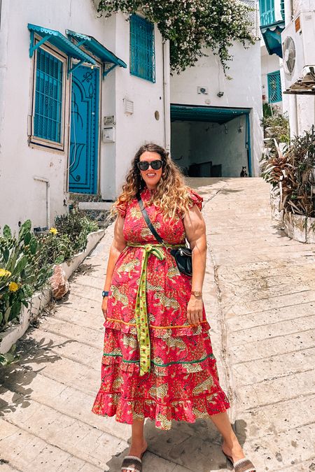 This dress was perfect for Africa! I loved the vibrant colors paired with this blue and white city 

#LTKFind #LTKtravel #LTKcurves