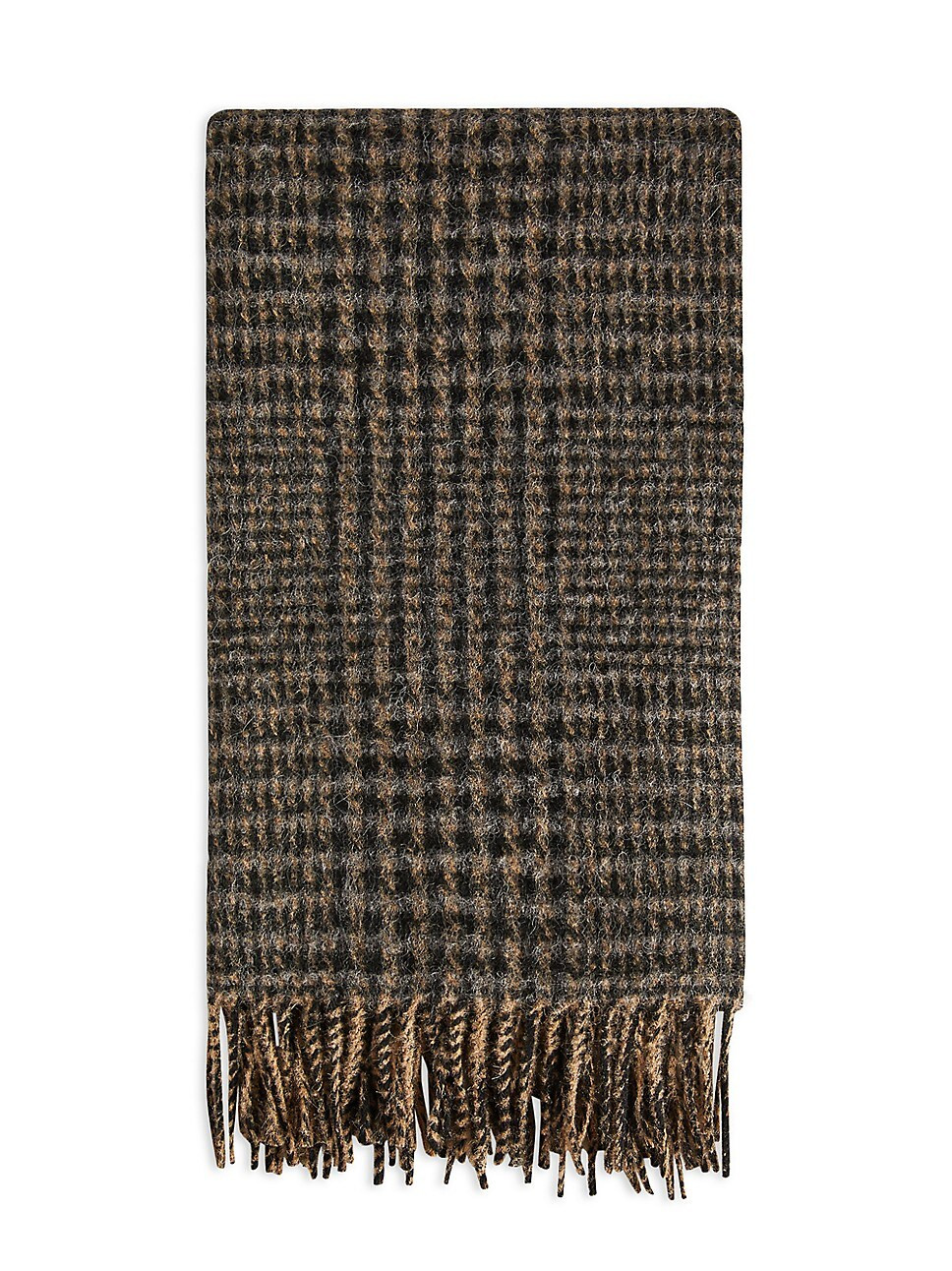 Fringe-Trimmed Cashmere & Wool-Blend Scarf | Saks Fifth Avenue
