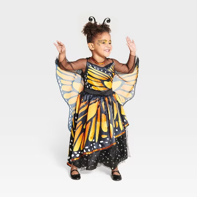 Toddler Monarch Butterfly Halloween Costume Dress with Headpiece - Hyde & EEK! Boutique™ | Target