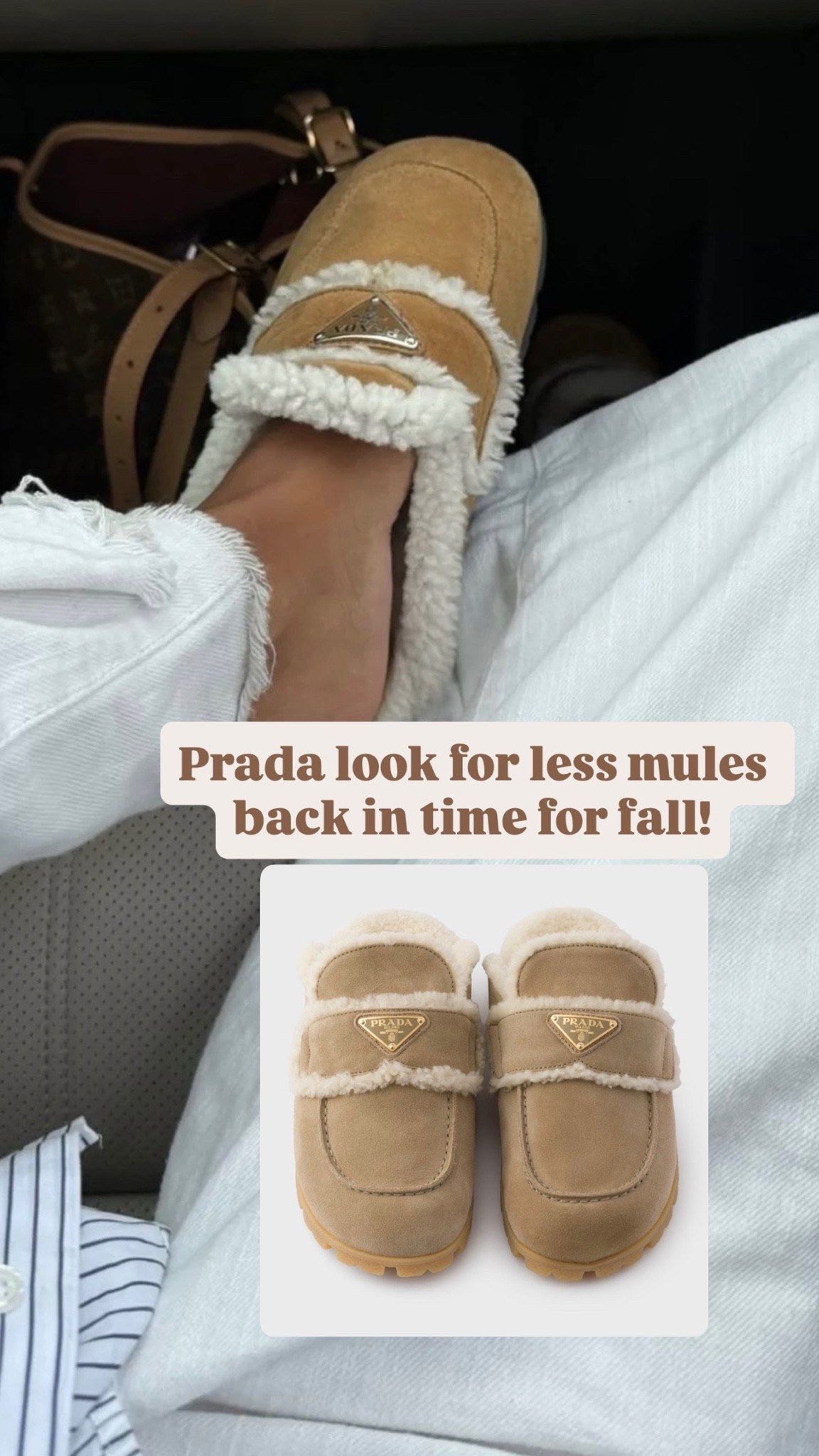 Fall mules
Prada slides
Cozy shoes

#LTKfall #LTKstyletip