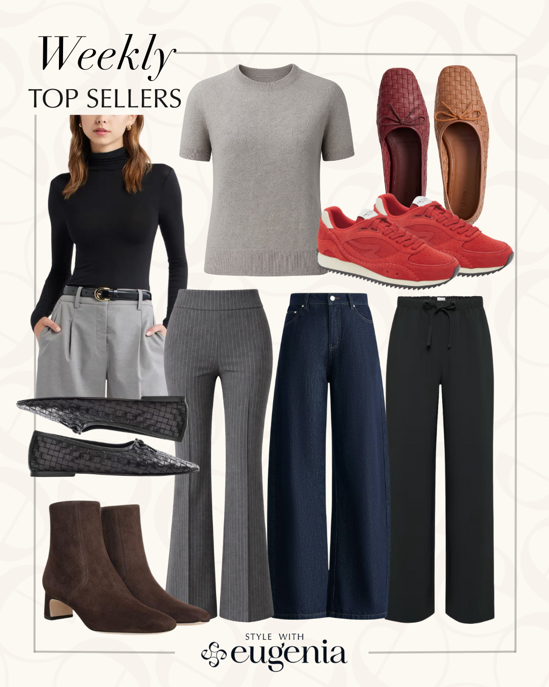🔥 This Week’s Top Sellers 🔥
The most clicked, most shopped, and most-loved items of the week are all right here. These are the pieces you’ve been gravitating toward for good reason—great fit, timeless style, and easy to wear on repeat. If you’re building your wardrobe or refreshing staples, these are must-haves.
Shop all the weekly top sellers through the link ✨ 

 #LTKGiftGuide #LTKPetite #LTKWorkwear