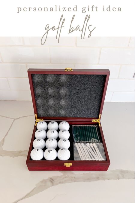 The perfect gift for him! Customize golf balls with their initials!! 

Men’s gift idea 
Brother gift idea 
Boss gift idea 
Father-in-law gift idea 
Father gift idea 
Gifts for dad 
Gifts for husband 
Gifts for Boss  

#LTKmens #LTKGiftGuide #LTKHoliday