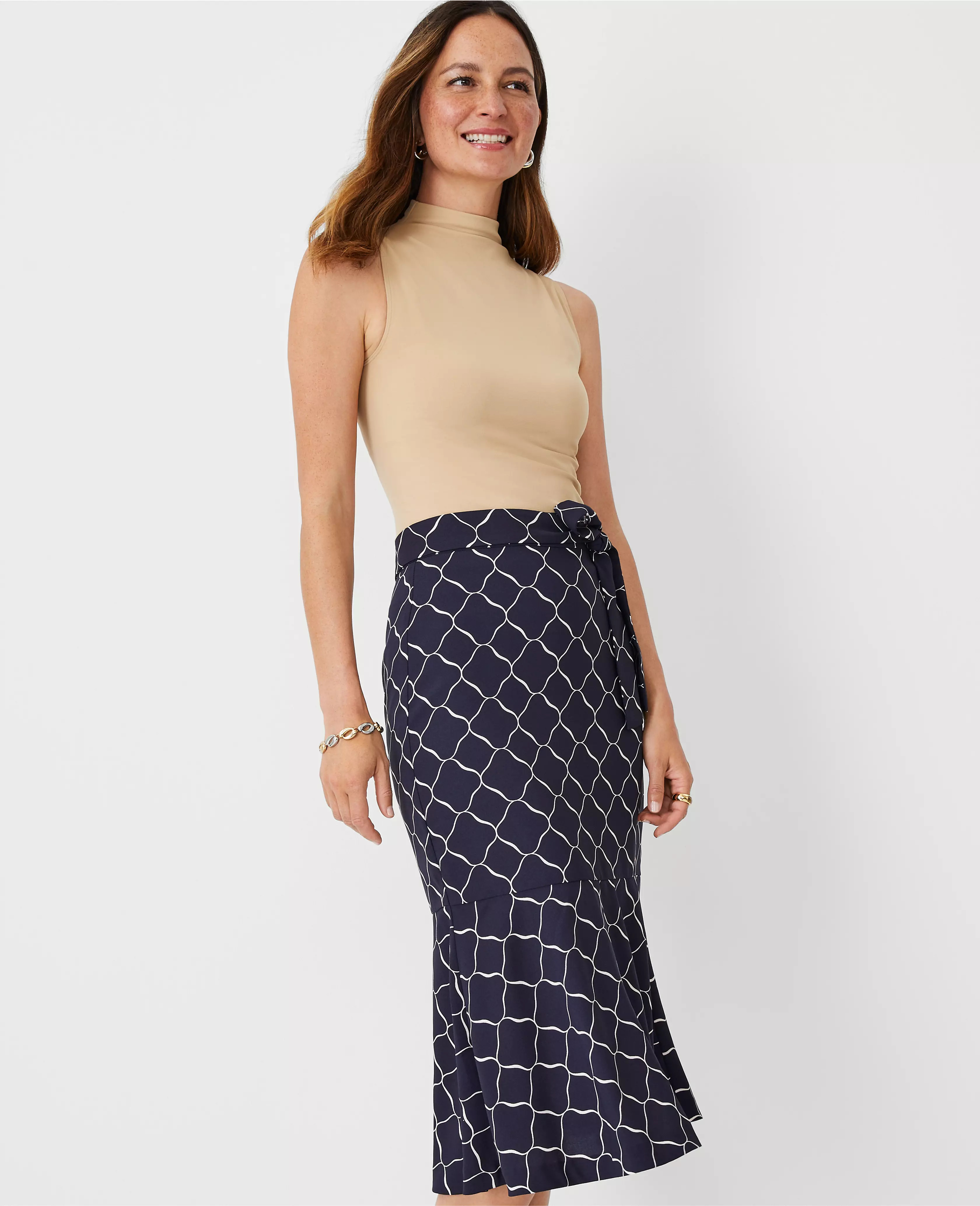 Seamless Sleeveless Mock Neck Top | Ann Taylor (US)