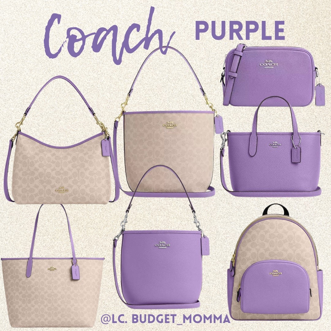 ✨💟 COACH PURPLE ✨💟
Many items from this collection are currently ON SALE! 

#coach #coachoutlet #neutral #purple #handbag #bag #purse #wallet #sale #womens #fashion #ootd #style #spring 

#LTKStyleTip #LTKSaleAlert #LTKSpringSale