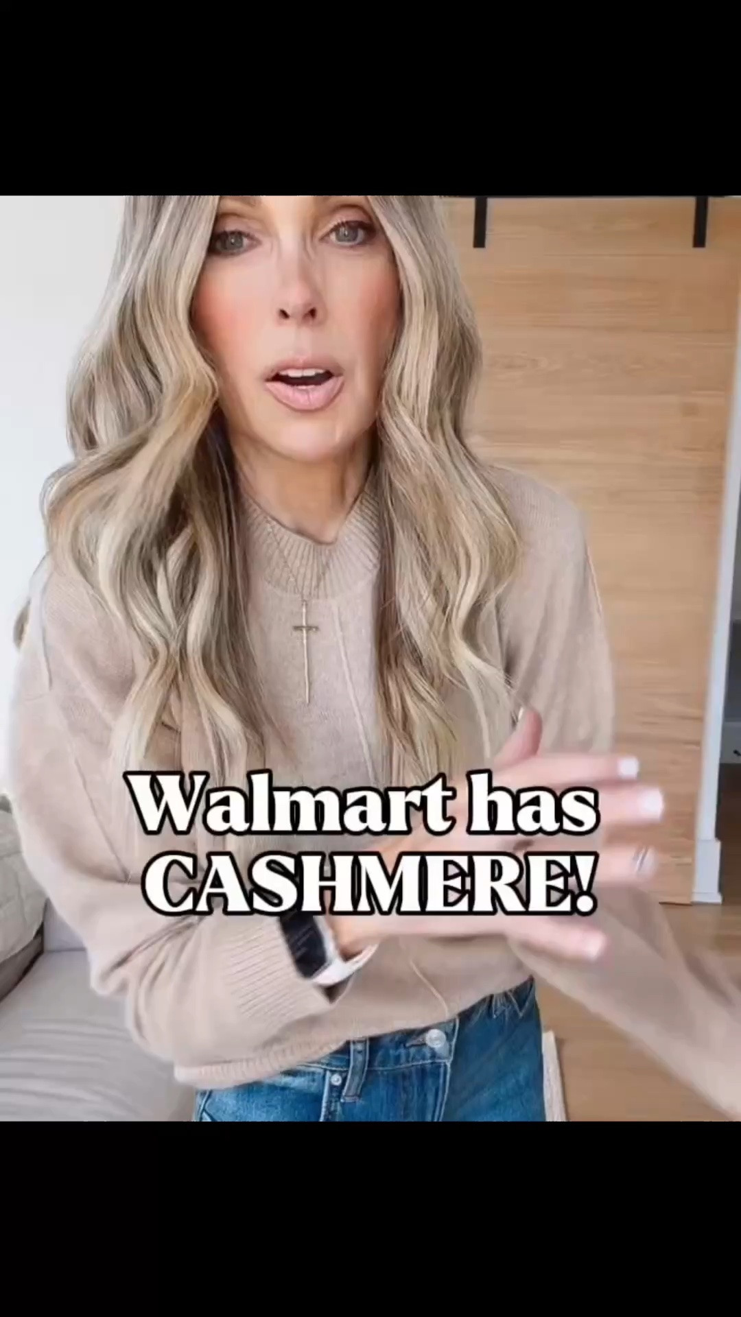 Walmart has CASHMERE! Cannot get enough of the neutral sweaters in my wardrobe. 🤎

#LTKdayinmylife #LTKSeasonal #LTKootd