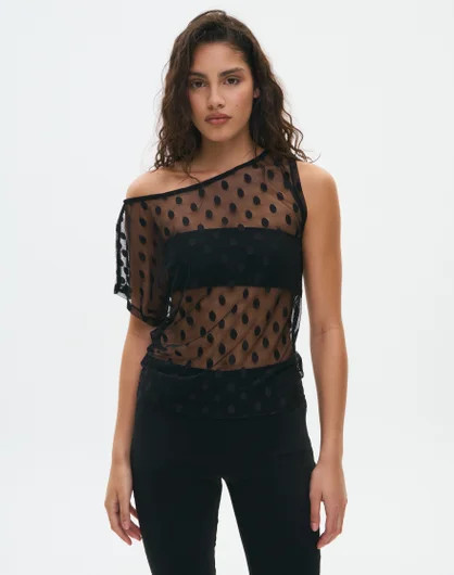 Mesh Off Shoulder Top | Glassons (Australia)