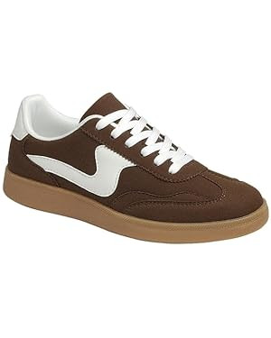 Forever Link Modern-12 Women's Low Top Lady Sneakers Lace-up Fashion Shoes | Amazon (US)