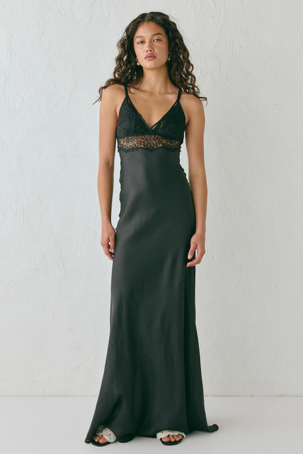 Ivana Maxi Dress Black | VRG Grl
