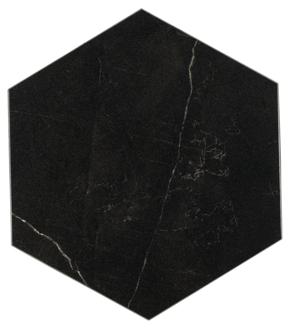 Lucida USA Black Marble 12-mil x 6-in W x Waterproof Peel and Stick Marble look Vinyl Tile Flooring ( 21.5-sq ft Carton ) | BC-935H | Lowe's