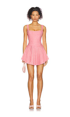 MORE TO COME Alanis Mini Dress in Pink from Revolve.com | Revolve Clothing (Global)