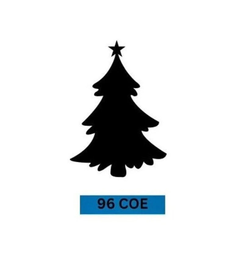 96 COE Christmas Tree 1 With Star Glass Precut for Fused - Etsy | Etsy (US)