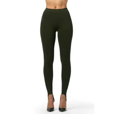 Naked Wardrobe Naked Stirrup Leggings in Dark Berry at Nordstrom, Size X-Small | Nordstrom