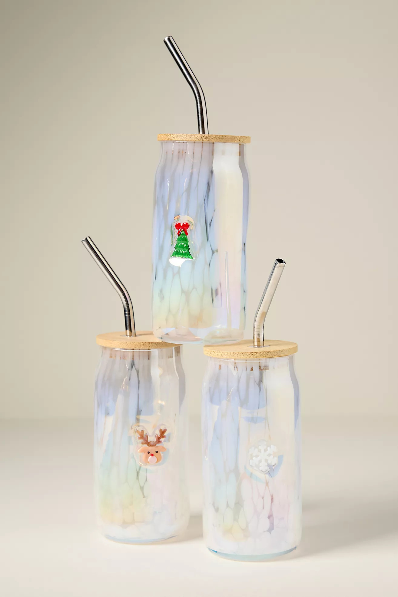 The Festive Confetti Icon Juice Glass Tumbler with Lid | Anthropologie (US)