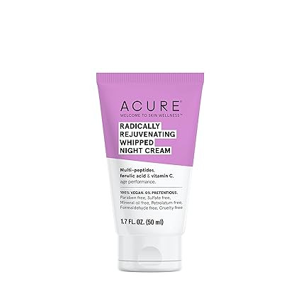 ACURE Radically Rejuvenating Whipped Night Cream - 1.7 Fl Oz – Provides Anti-Aging Support – ... | Amazon (US)