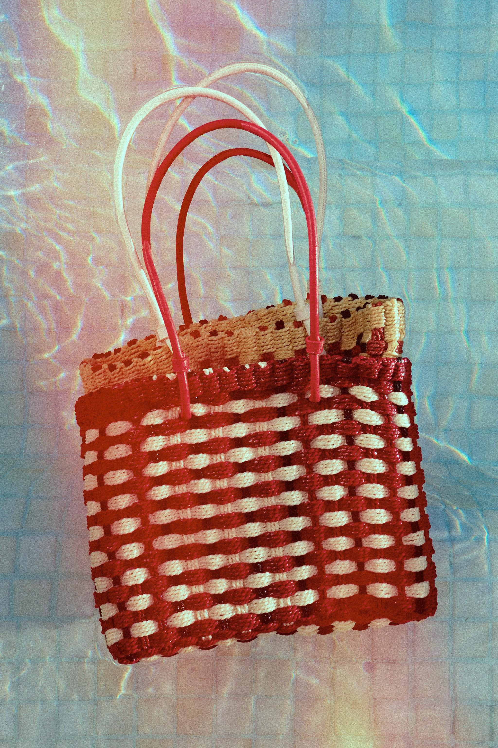 BRAIDED-EFFECT MINI TOTE BAG | Zara UK