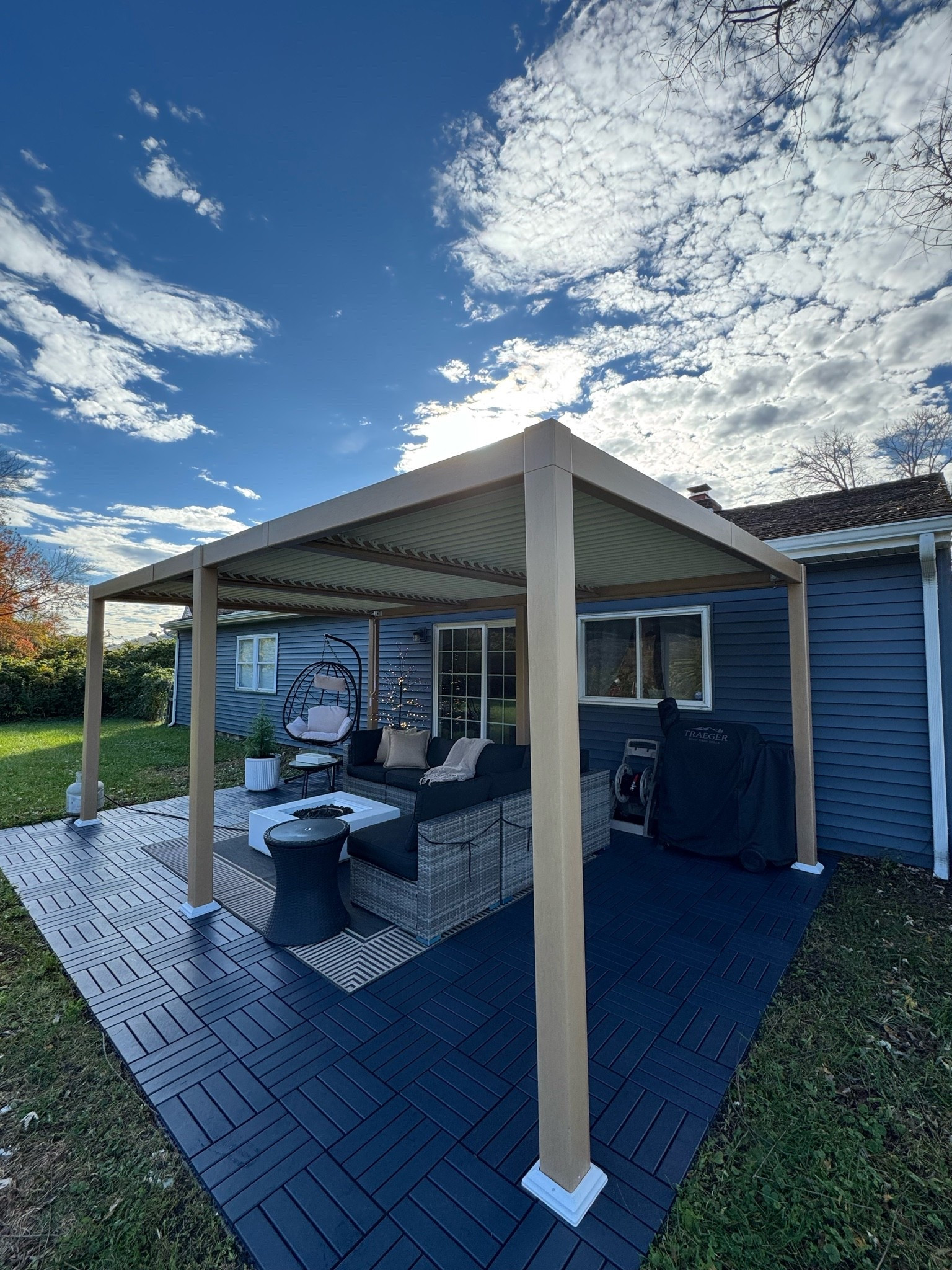 My Pergola stood on business this winter 👏🏽😀
outdoor patio

#LTKHome #LTKSaleAlert