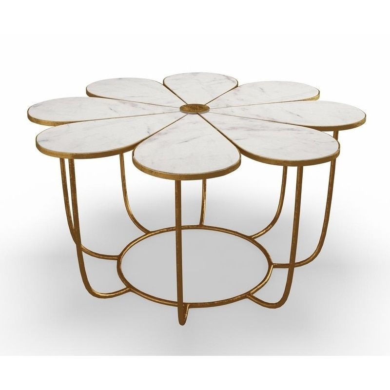 Flower Marble Cocktail Table | Walmart (US)