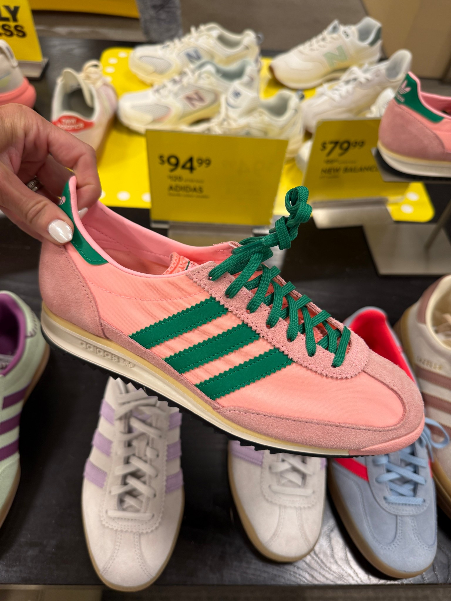 Pink and green Adidas.  Nordstrom anniversary sale NSale 

#LTKSaleAlert #LTKShoeCrush #LTKSeasonal