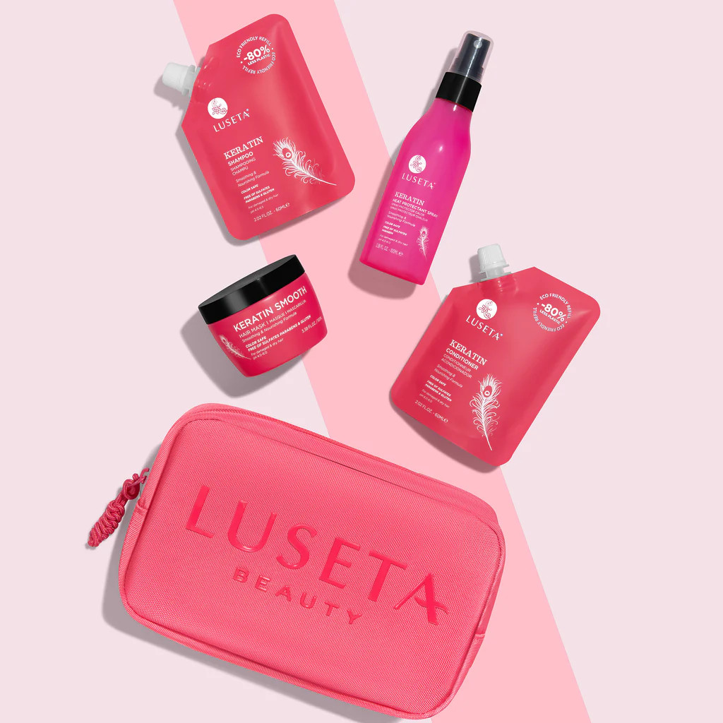Keratin Jet-Set Hair Smooth Kit | Luseta Beauty