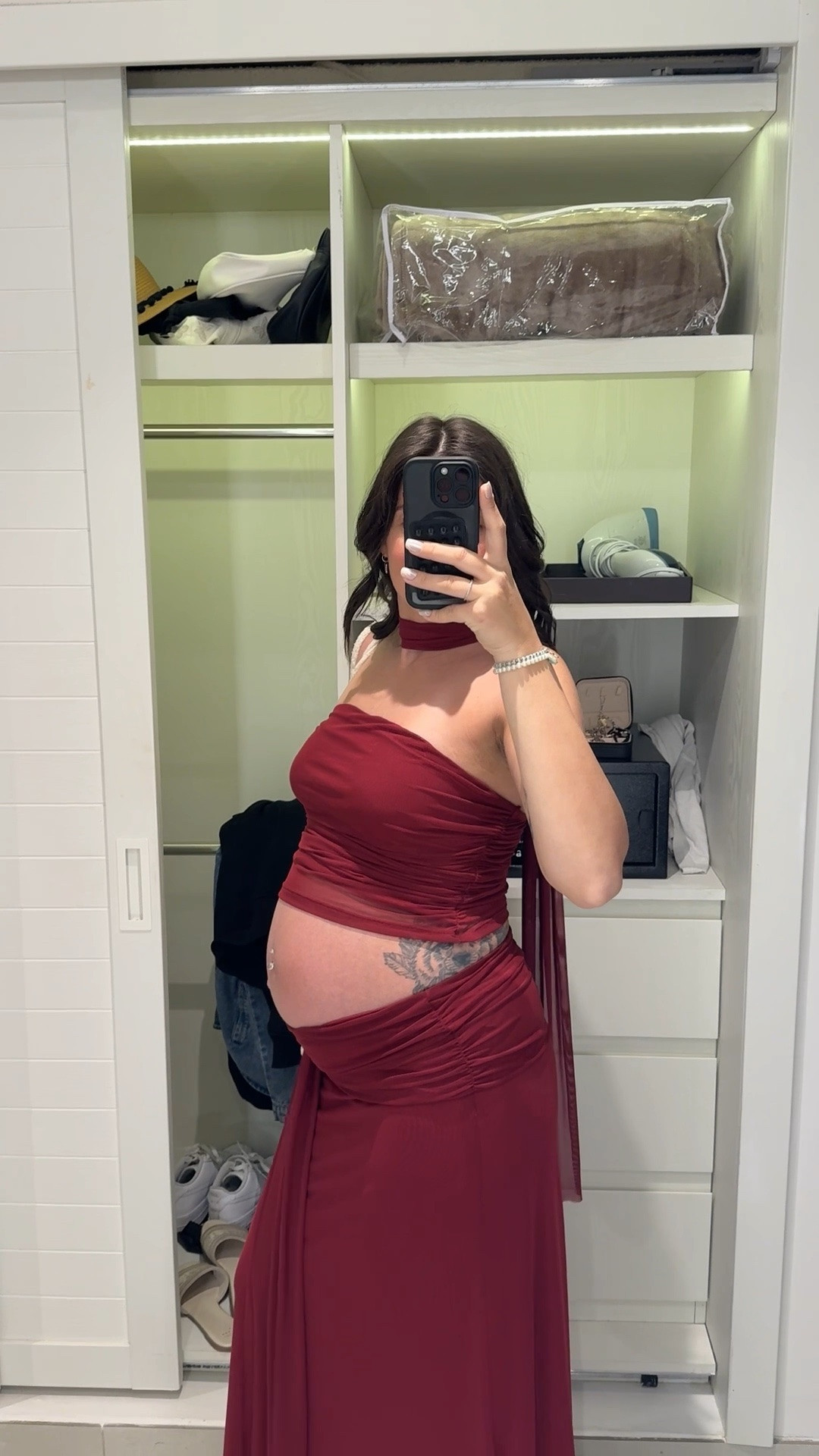 my sunrise maternity photos outfit❤️‍🔥

#LTKFindsUnder50 #LTKBump #LTKTravel