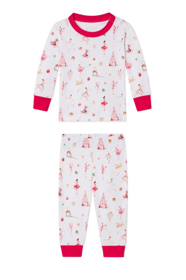 Baby Long-Long Set in Nutcracker | LAKE Pajamas