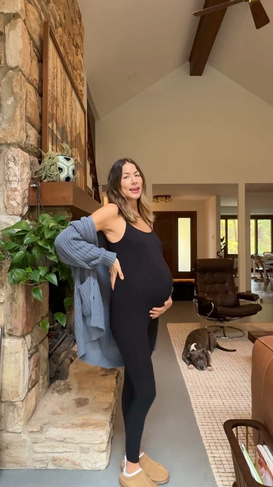 my most worn maternity jumpsuit! wearing size M

#LTKBump #LTKSaleAlert