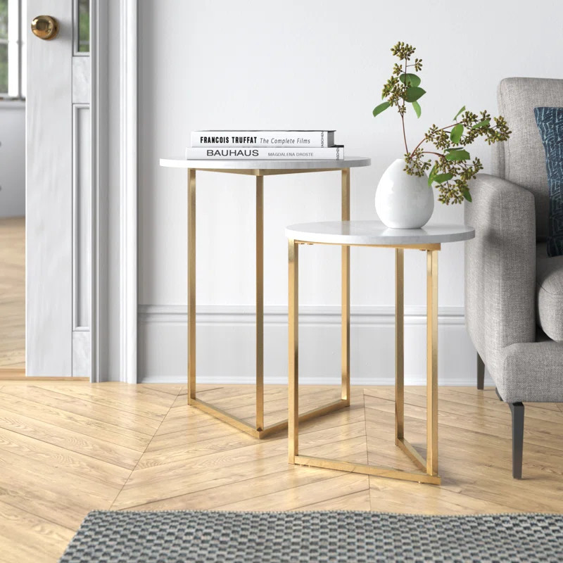 Autryville 24'' Tall Frame Nesting Tables | Wayfair North America