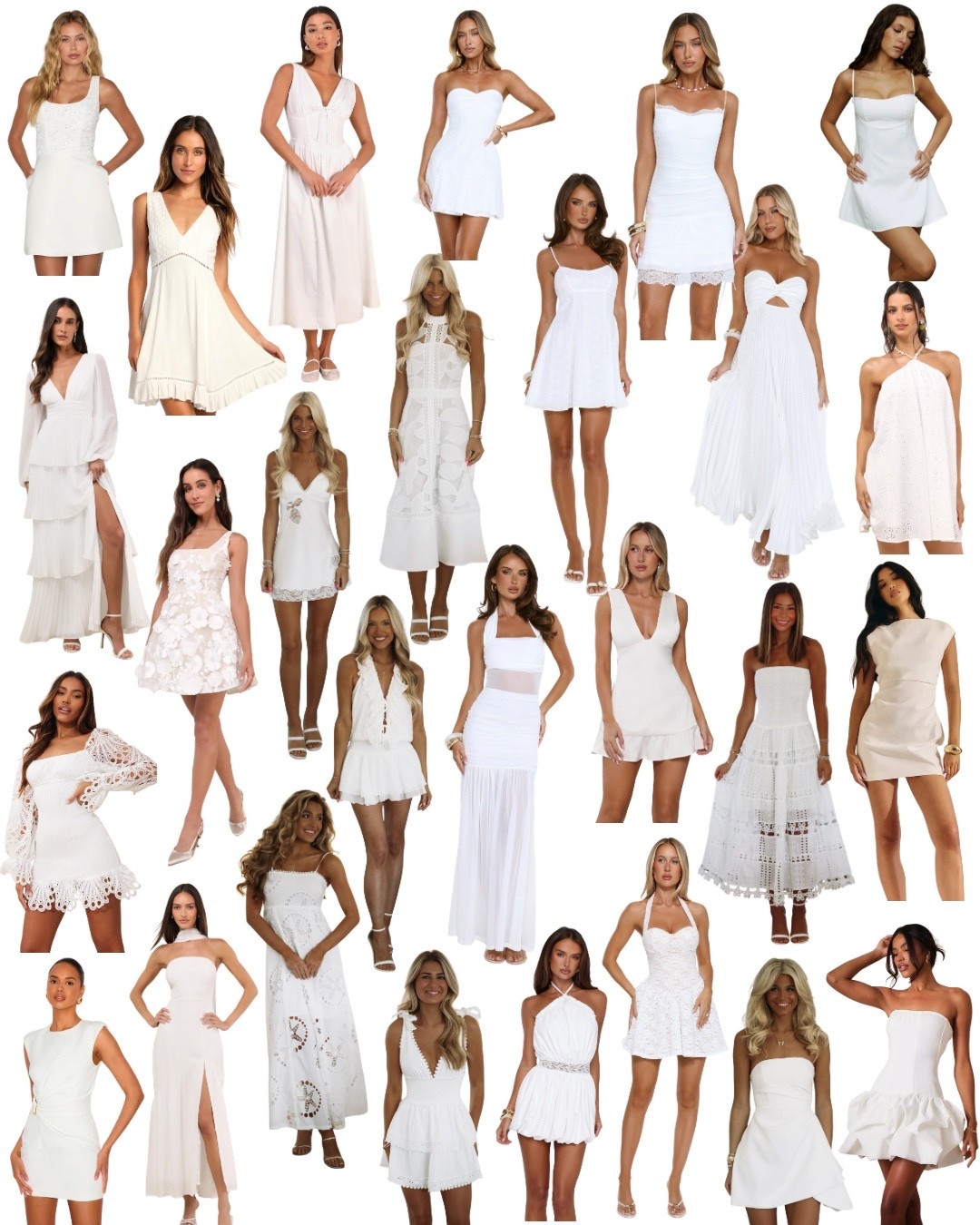 White dress inspo #whitedress #ootdinspo #inspo