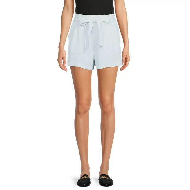 Time and Tru Women's Tencel Shorts - Walmart.com | Walmart (US)