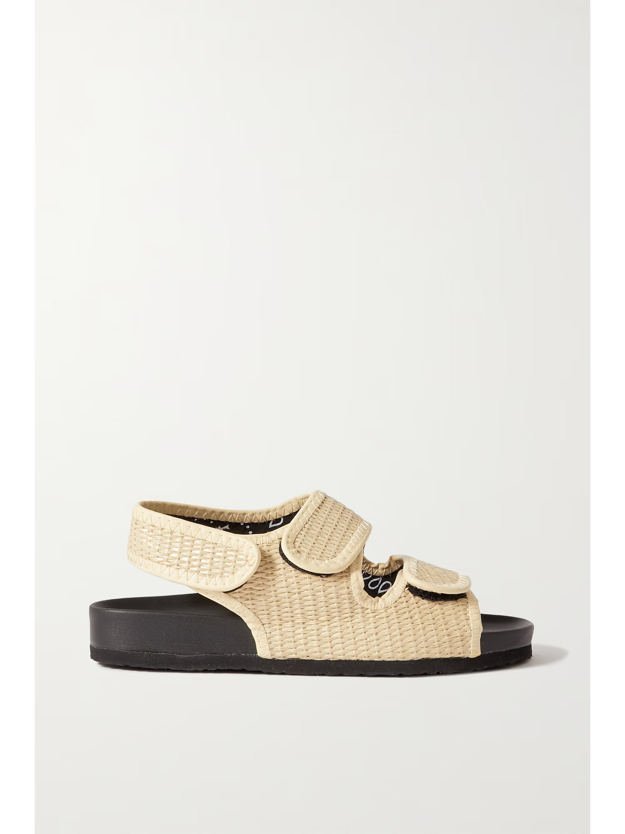 Raffia sandals | NET-A-PORTER (UK & EU)