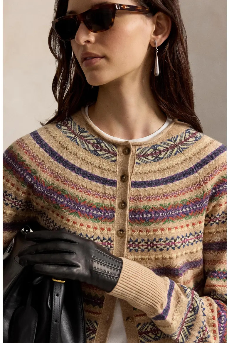 Fair Isle Wool Blend Cardigan (Women) | Nordstrom | Nordstrom