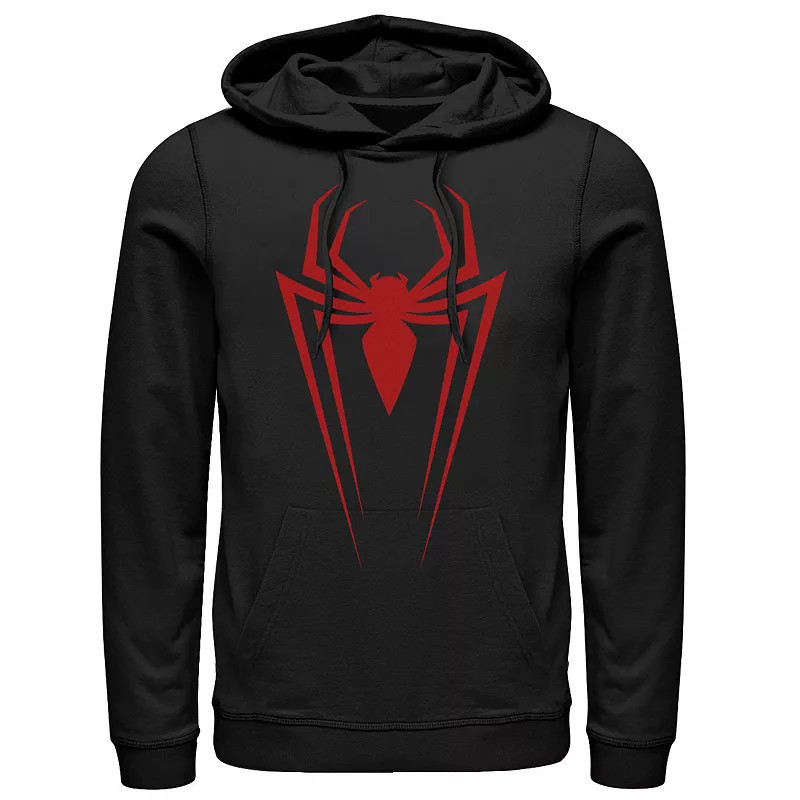Men's Marvel Spider-Man Icon Graphic Hoodie, Size: Medium, Black | Kohl's