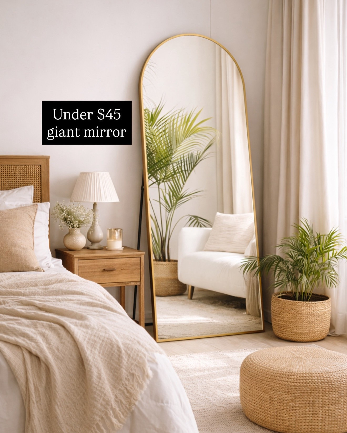 This beautiful full length mirror is under $45! ✨


bedroom, mirror, home, Walmart, decor

#LTKHome #LTKSaleAlert