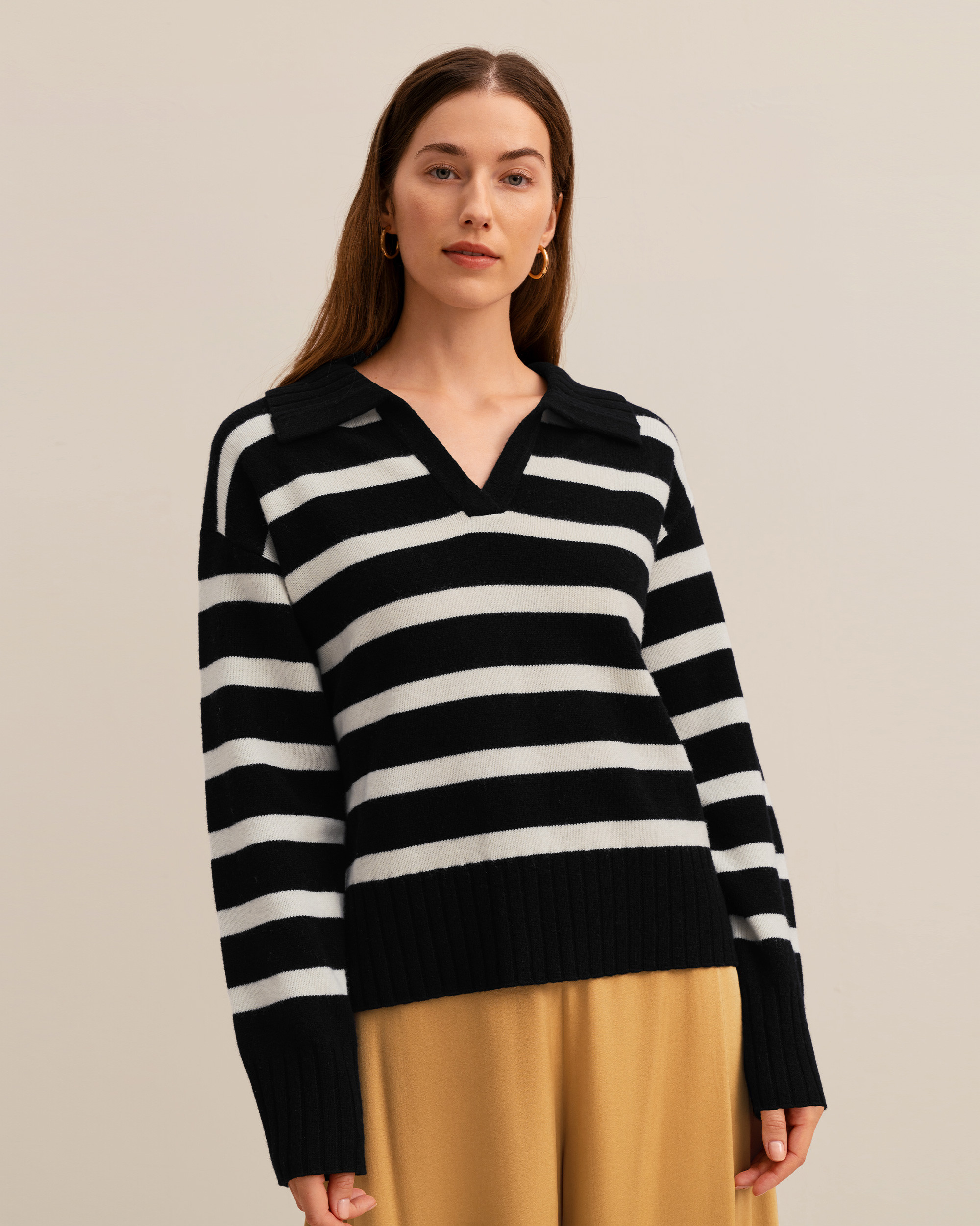 The Gilly Stripe Sweater | LilySilk
