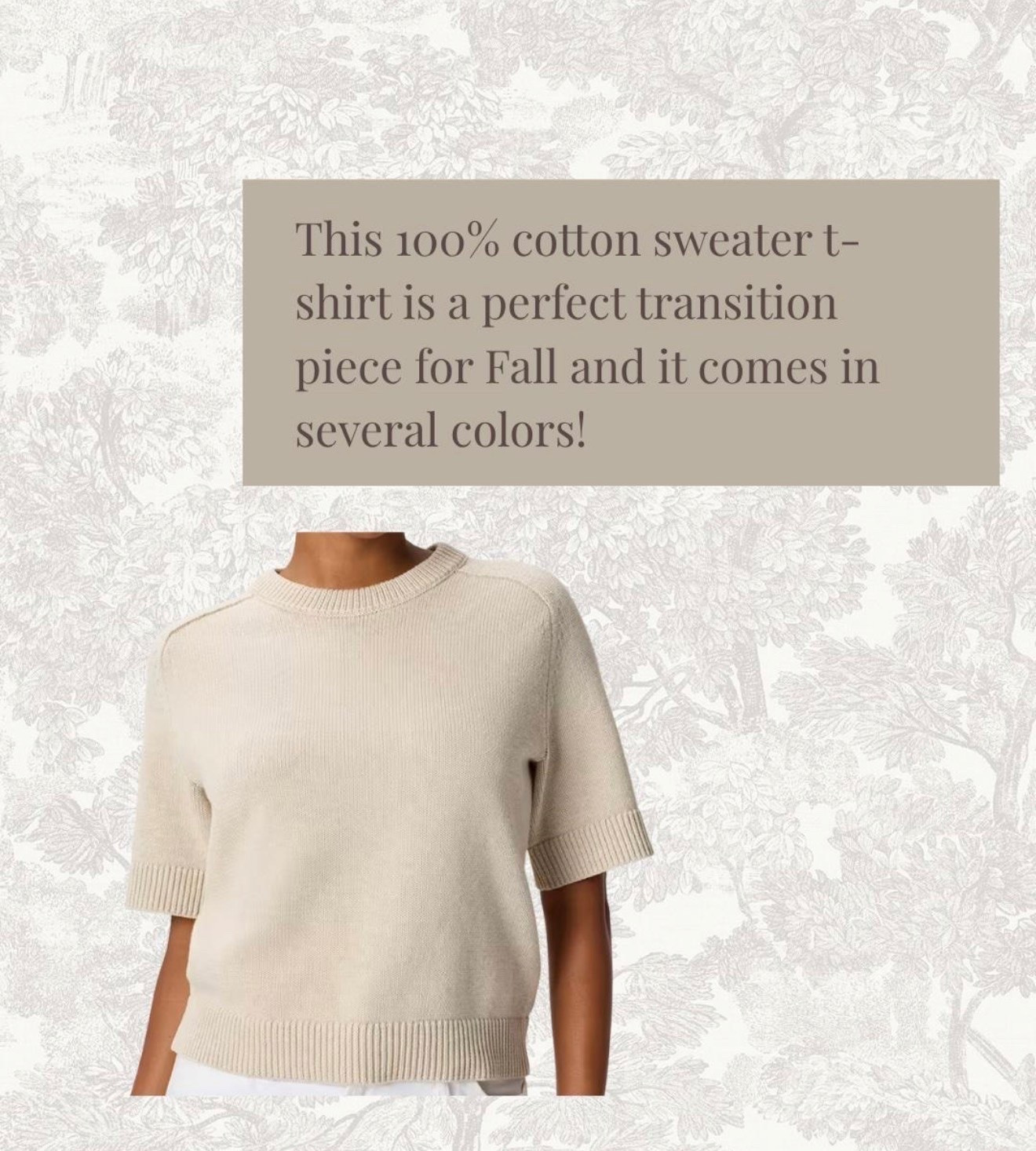 One of my favorite tops that is so easy to throw on and style! Natural materials and such a staple piece for your closet!

#LTKootd