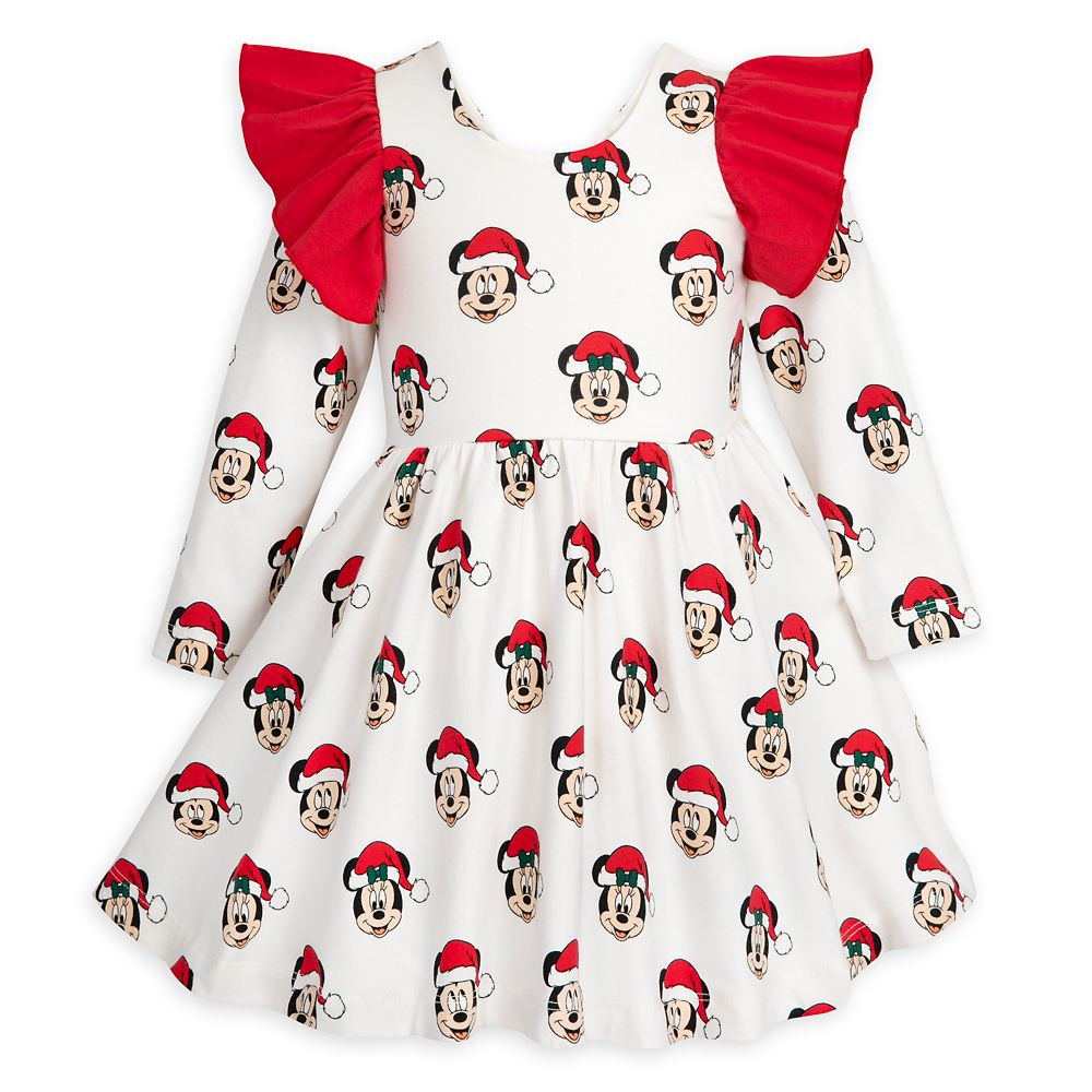 Mickey and Minnie Mouse Holiday Dress for Toddlers by monica + andy Official shopDisney | Disney Store
