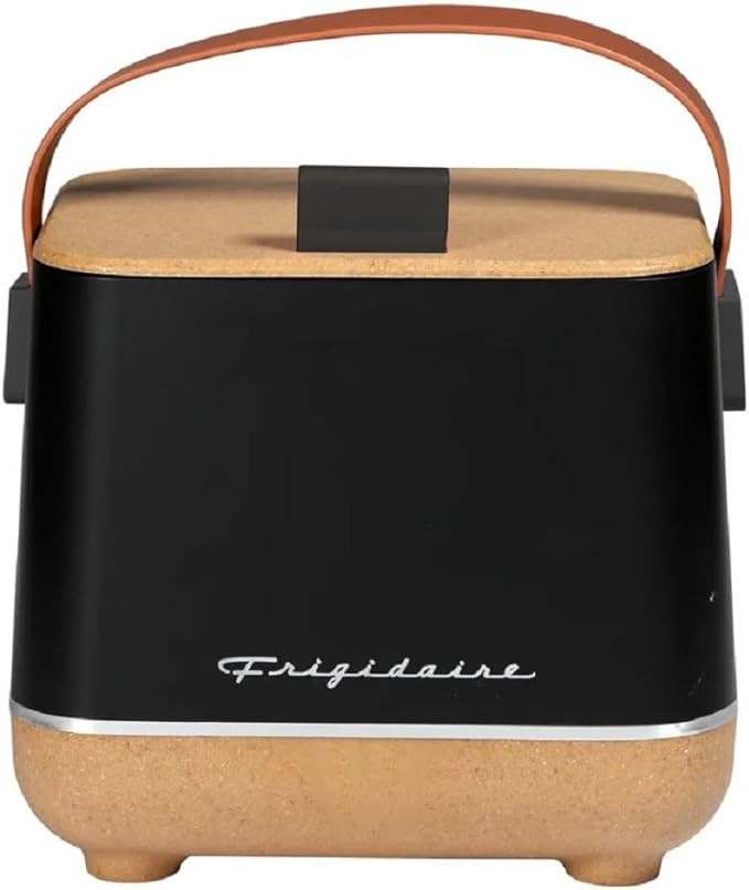 Frigidaire Portable Top Opening Lid Insulated 6-Can or 4-Liter Mini Personal Fridge Cooler, Black... | Amazon (US)