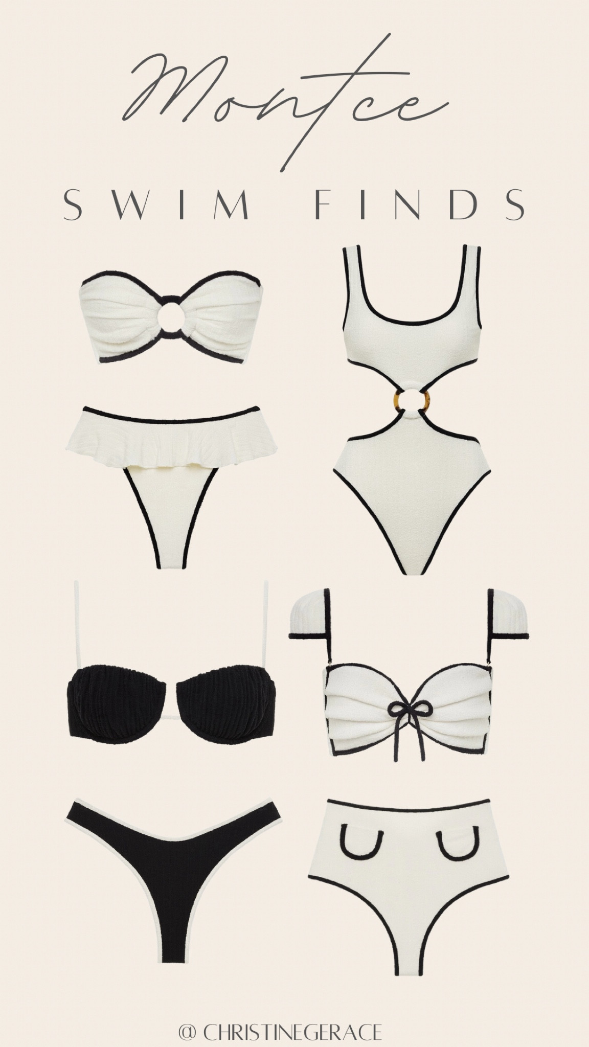 Montce swimwear 🤍 swimsuits, beach look, vacation style, christinegerace_ 🤍

#LTKSeasonal #LTKSwim #LTKStyleTip