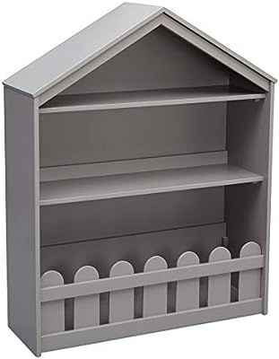 Serta Happy Home Storage Bookcase - Ideal for Books, Decor, Homeschooling & More, Grey | Amazon (US)