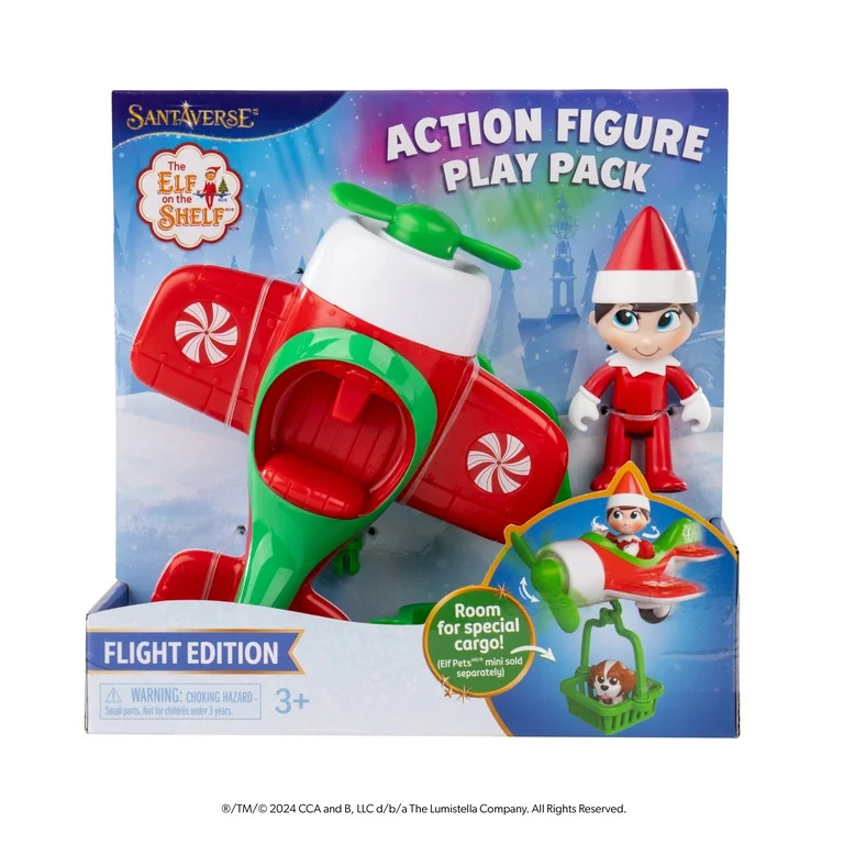 The Elf on the Shelf Action Figure Play Pack Flight Edition | Walmart (US)
