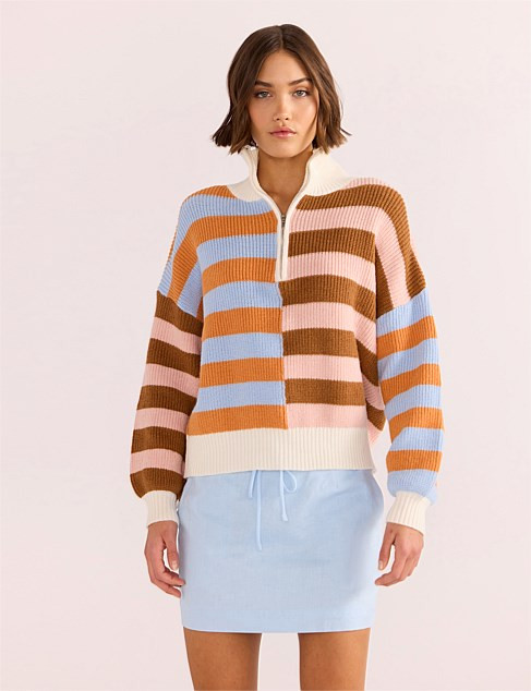 SKYPE SPLICE STRIPE SWEATER | David Jones (Australia & New Zealand)
