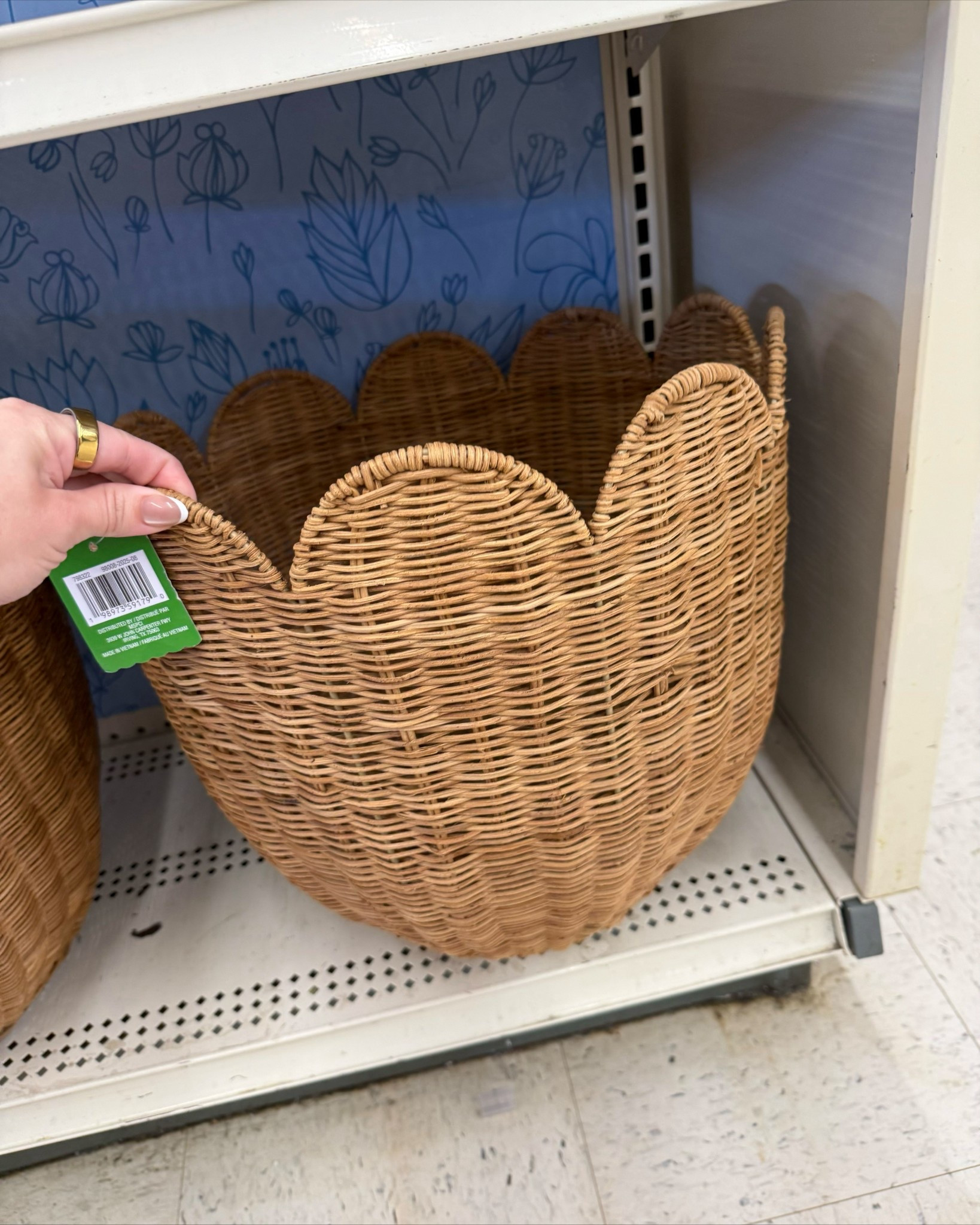 Scalloped basket 

#LTKHome