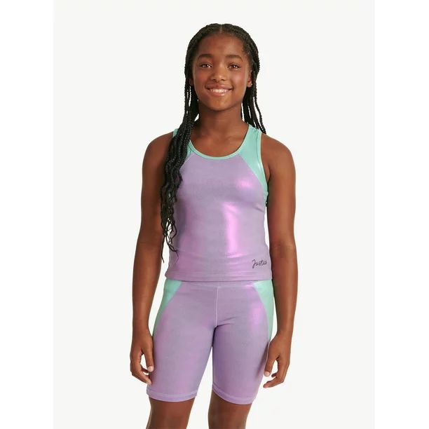 Justice Girls Collection X Shine Blocked 2-Piece Outfit Set, sizes XS-XLP | Walmart (US)